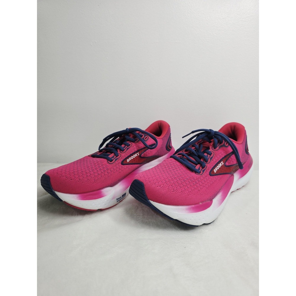 Brooks Glycerin 21 Sneakers Women 10.5  Running Shoes Pink Red Athletic Trainers